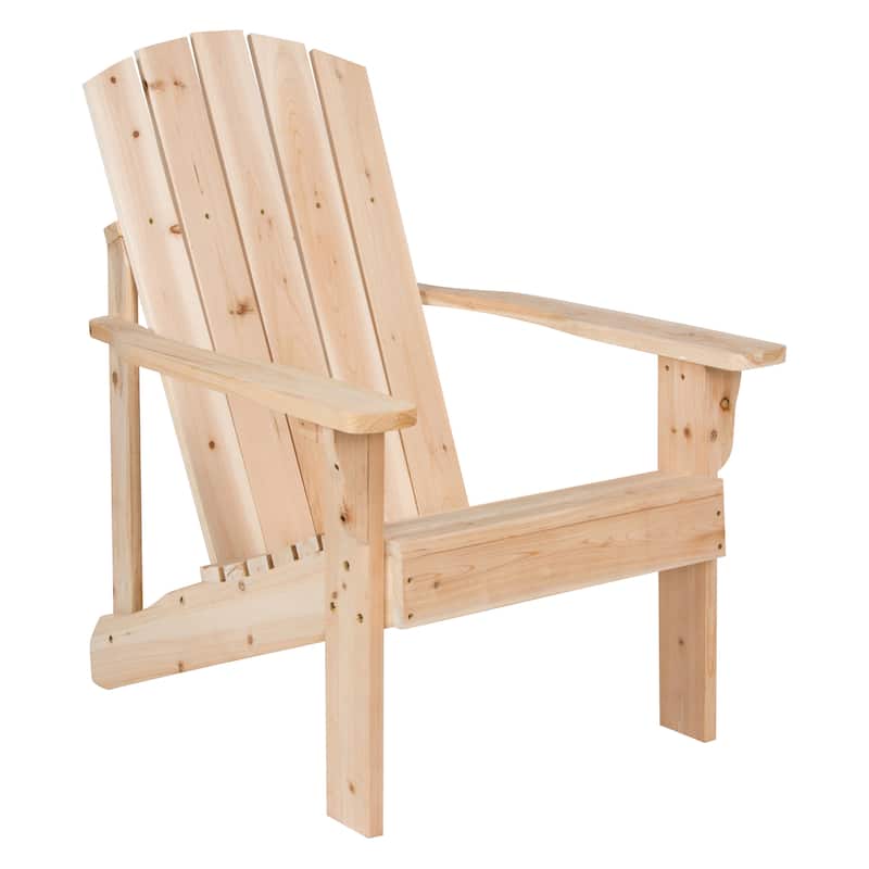 Laguna Outdoor Weather Resistant Wood Patio Adirondack Wood Chair