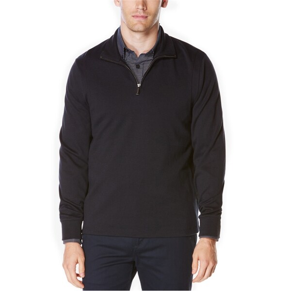 perry ellis quarter zip sweater