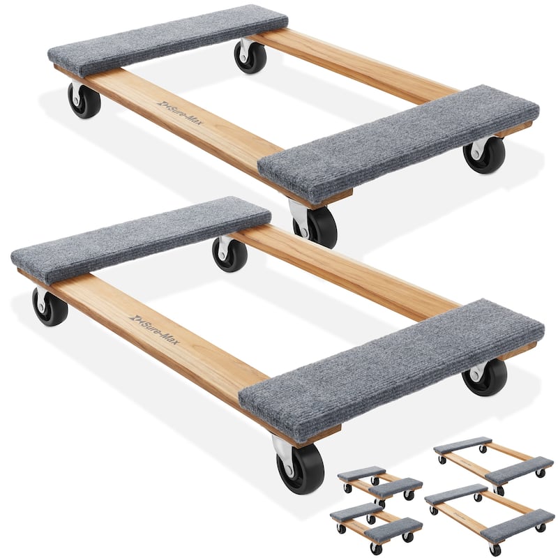 Furniture Moving Dolly 2pk  Hardwood with Swivel Casters