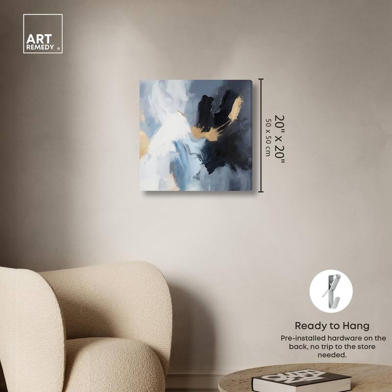 Turbulence I Canvas by Art Remedy, Gallery Wrapped