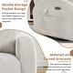 preview thumbnail 29 of 54, Power Swivel Rocker Glider Nursery Recliner with USB Port Set of 2