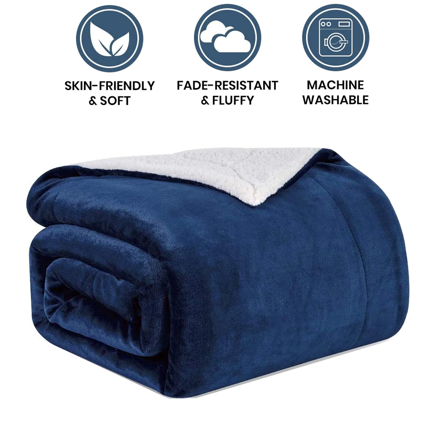 Lightweight Super Soft Cozy Sherpa Fleece Throw Blanket Bed Bath Beyond 37258741