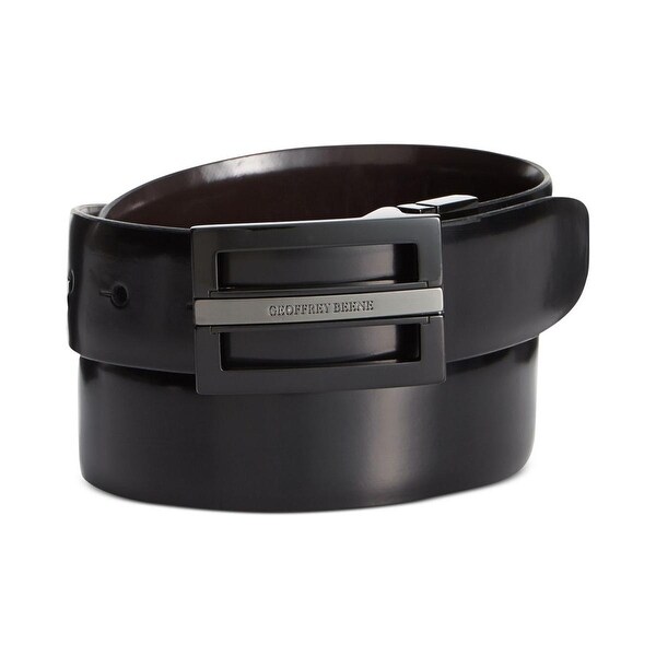 mens patent belt