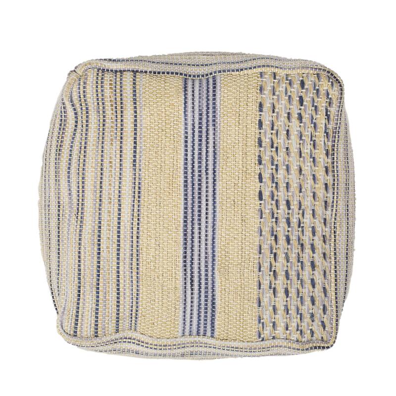 Western Hcrafted Fabric Pouf,Comfortable choice, multiple functions, classic design, and cozy corners