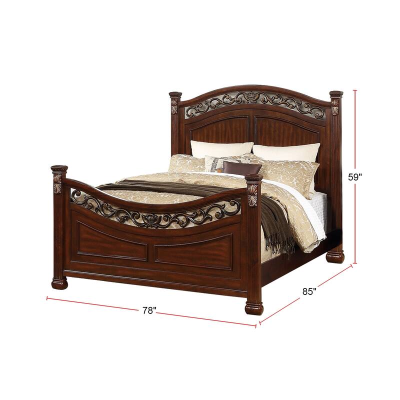 Wooden California King Bed
