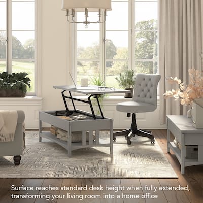 Salinas Lift Top Coffee Table Desk with Storage by Bush Furniture