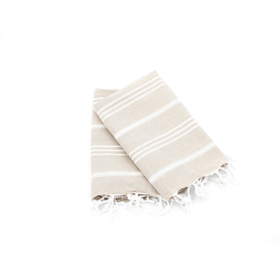 Classic Turkish Hand Towel Beige