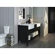 preview thumbnail 24 of 41, Ancerre Designs Hayley 60 in. Bathroom Vanity Set