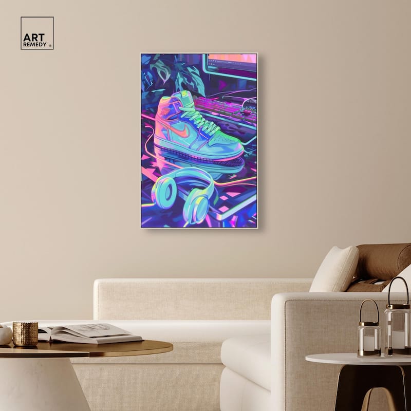 PC Gamer Sneaker Canvas by Art Remedy
