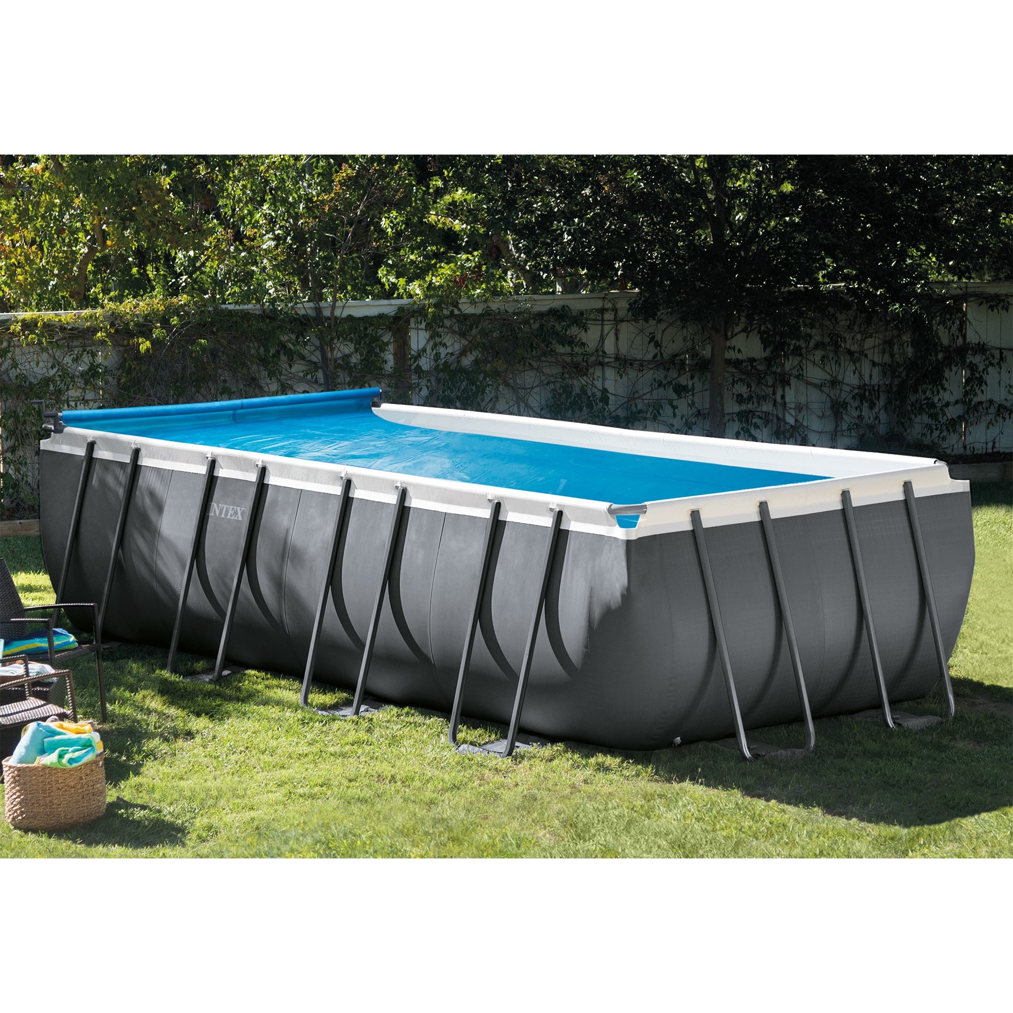 Intex Heavy Duty Aluminum Solar Above Ground Pool Cover Reel, Cover Not  Included - 17.15 - On Sale - Bed Bath & Beyond - 35733362