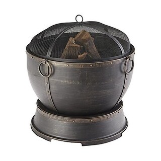 Shop Pleasant Hearth Ofw316ra Athena Urn Style Fire Pit Bronze