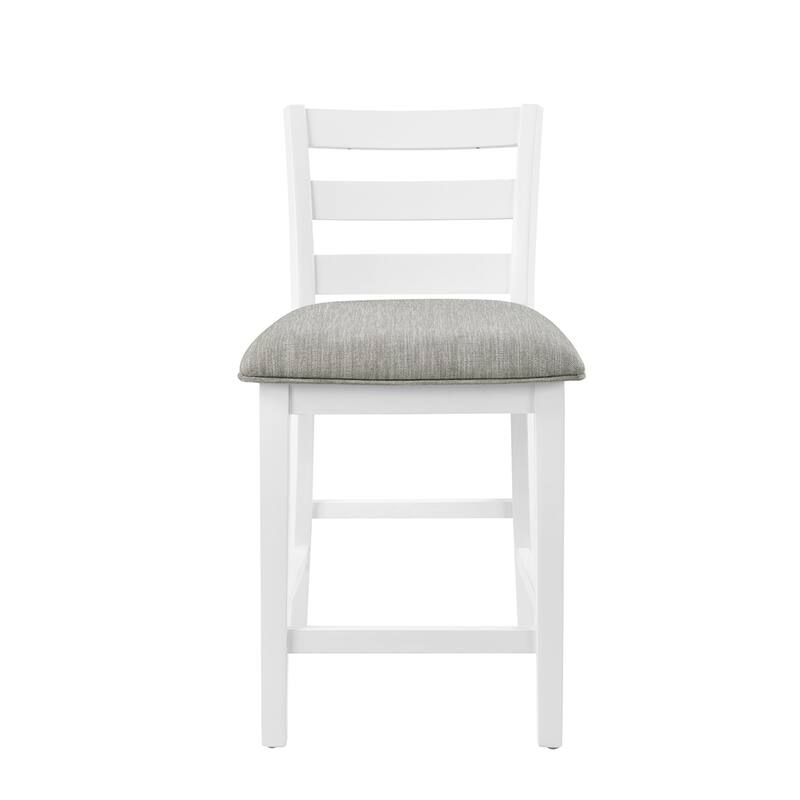 36" Modern Dining Table Set, 2-Seater Charging Station 3-Tier Storage