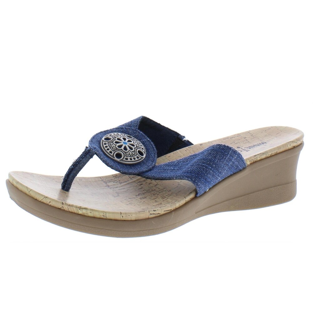 minnetonka silverbay wedge sandal