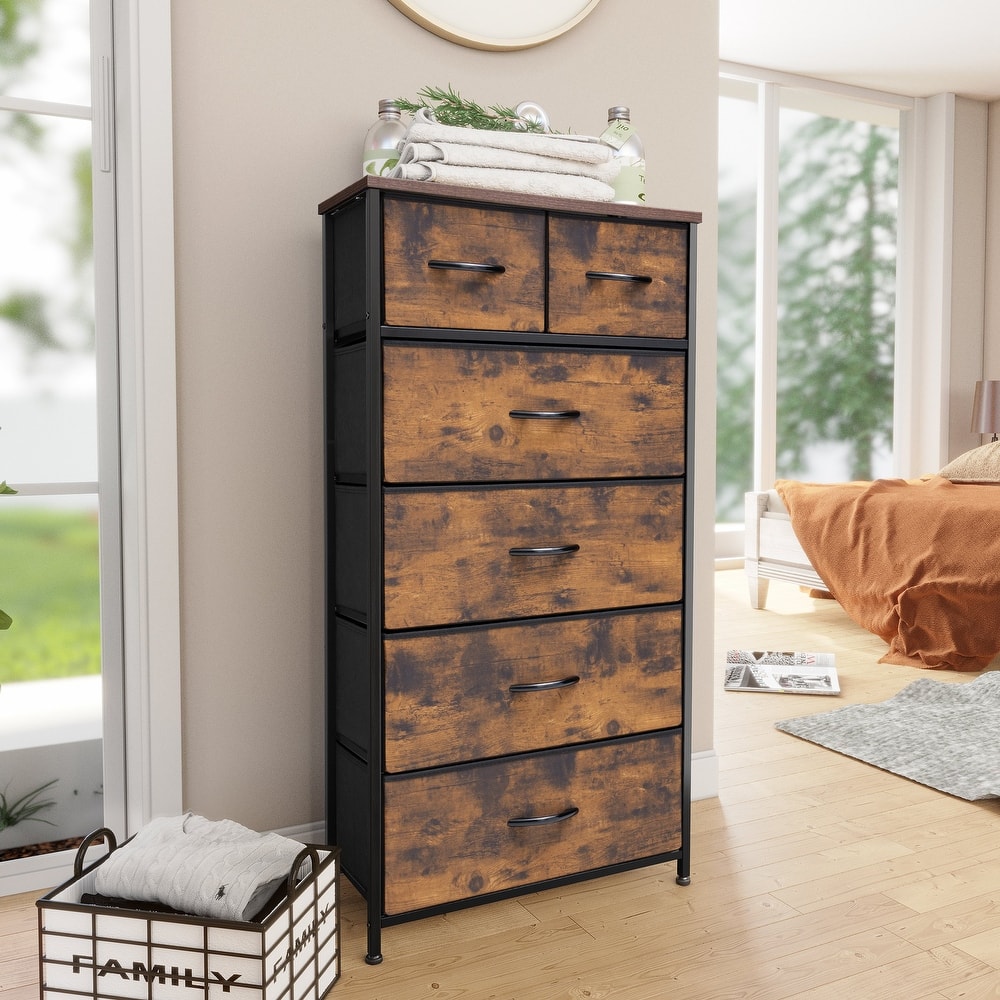 Pellebant 6 Drawers Vertical Dresser Storage Tower