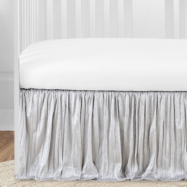 crushed velvet cot bedding