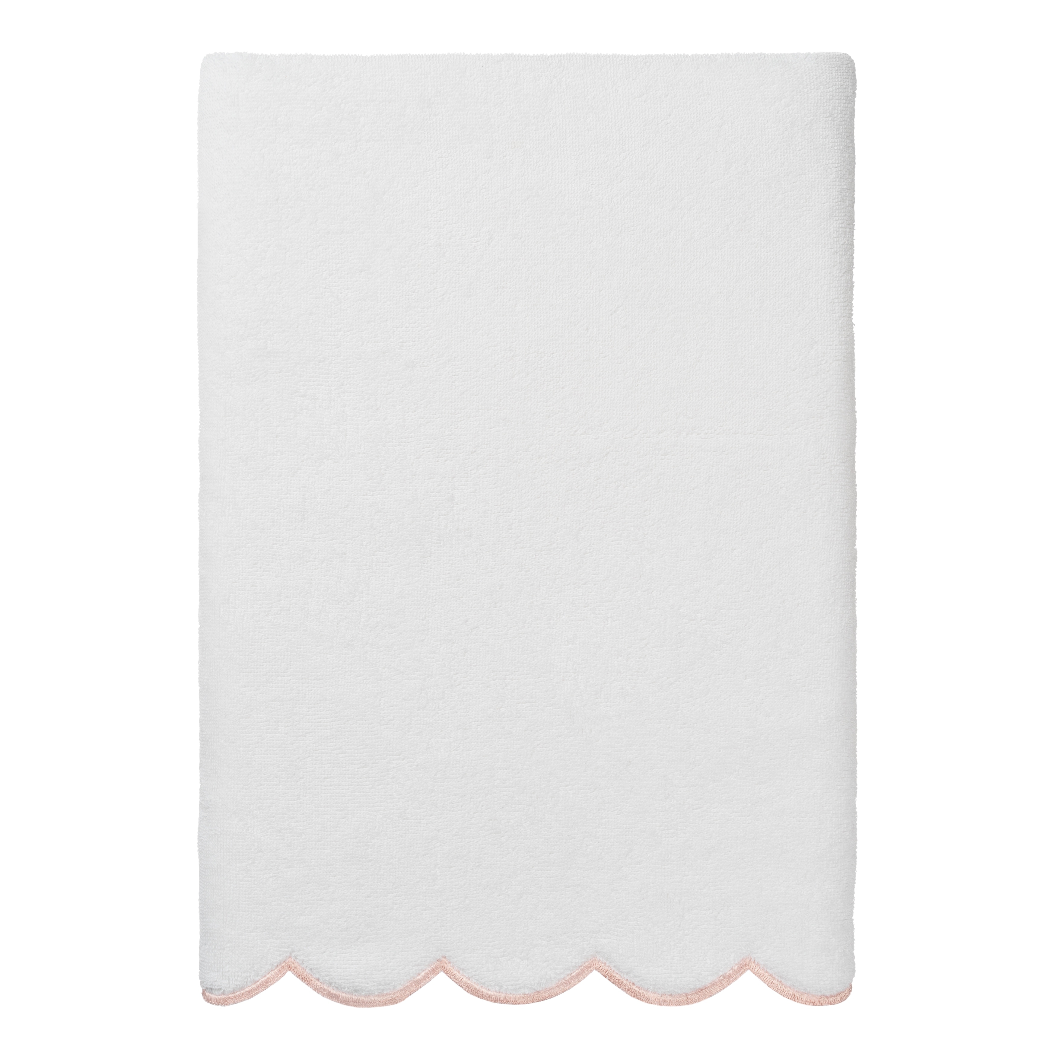 Authentic Hotel and Spa 100% Turkish Cotton ADORNIA Scallop Bath Towel