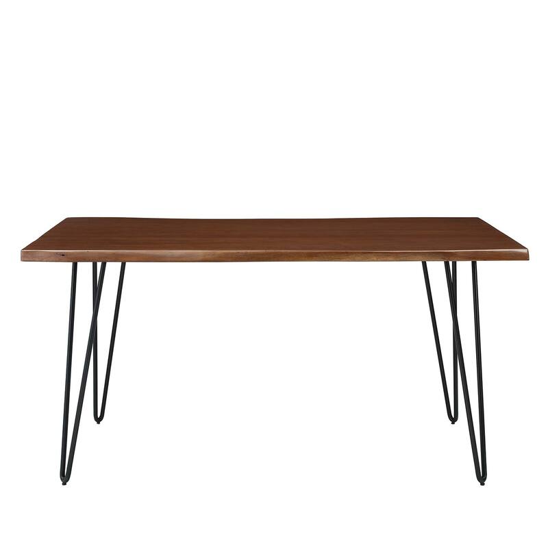 Ardor 60" Live Edge Acacia Wood Rectangular Dining Table