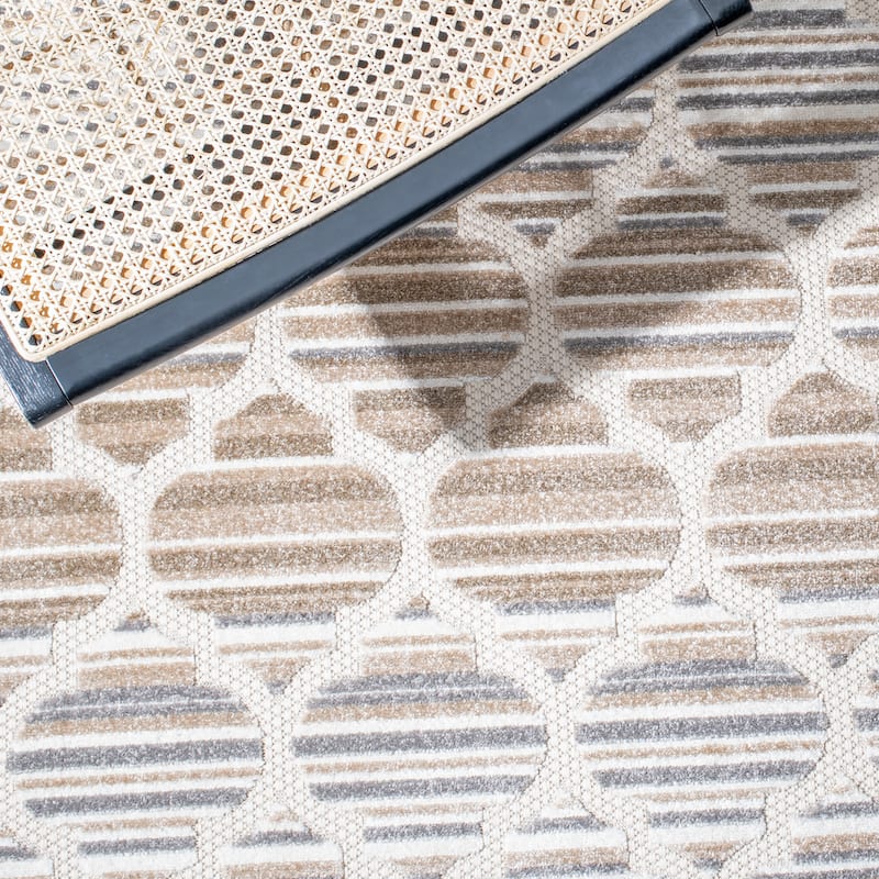 SAFAVIEH Cabana Kaleen Indoor/ Outdoor Waterproof Patio Trellis Rug