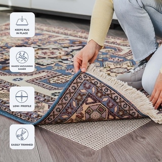 Natural Rubber Non Slip Rug Pad - Ivory