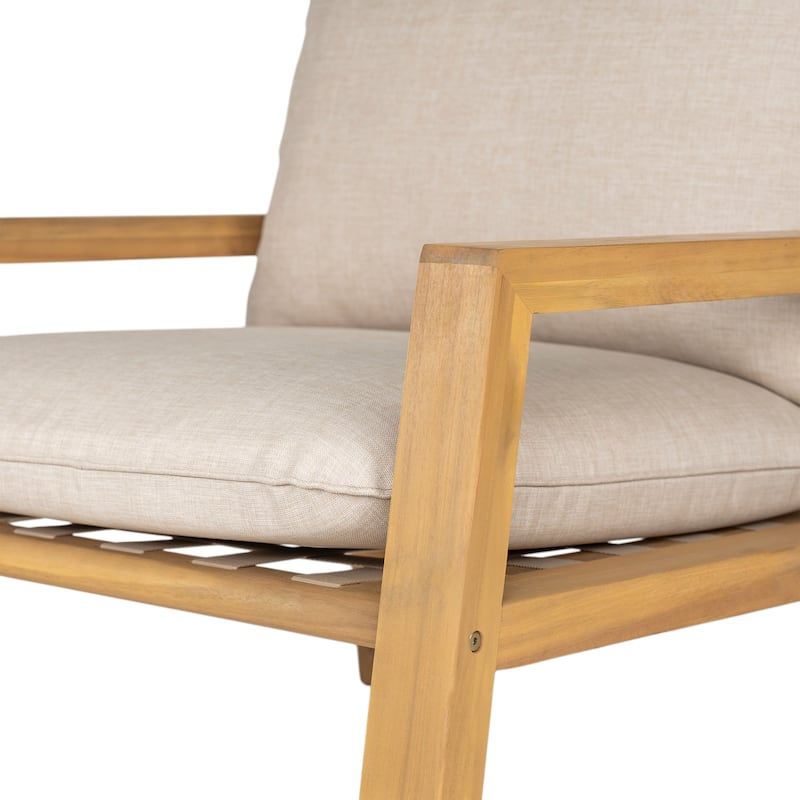 Christopher Knight Home- Ramsey Outdoor Acacia Wood Club Chair