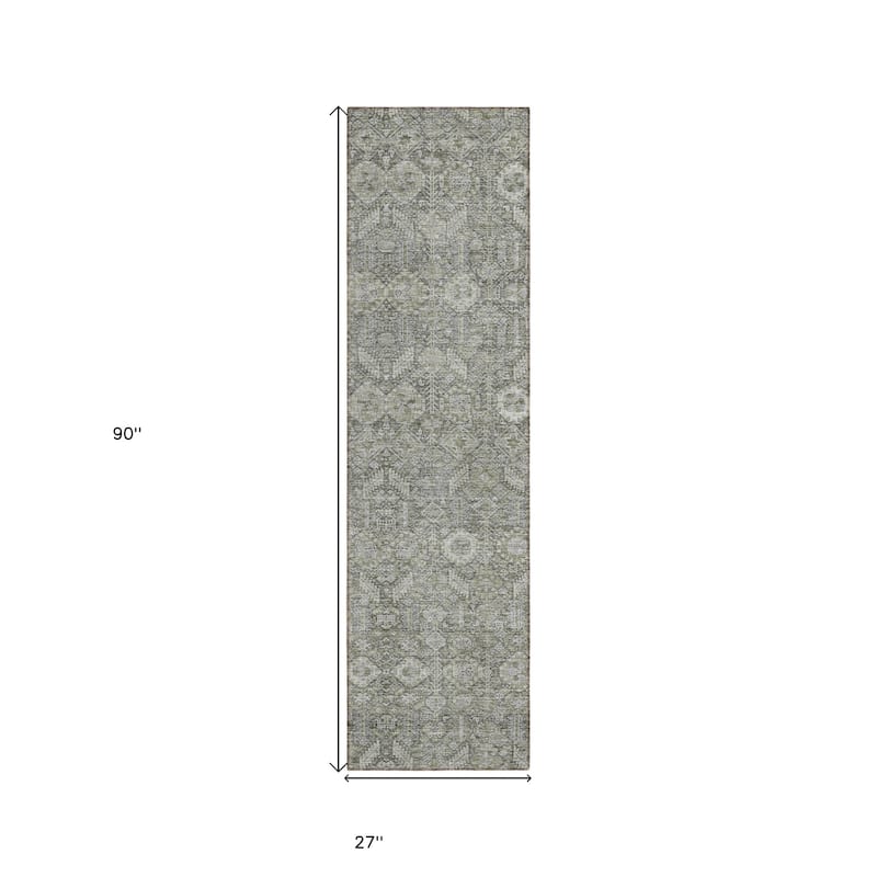 Jara Garden-Inspired Weather Resistant Classic Meets Modern Outdoor Rug