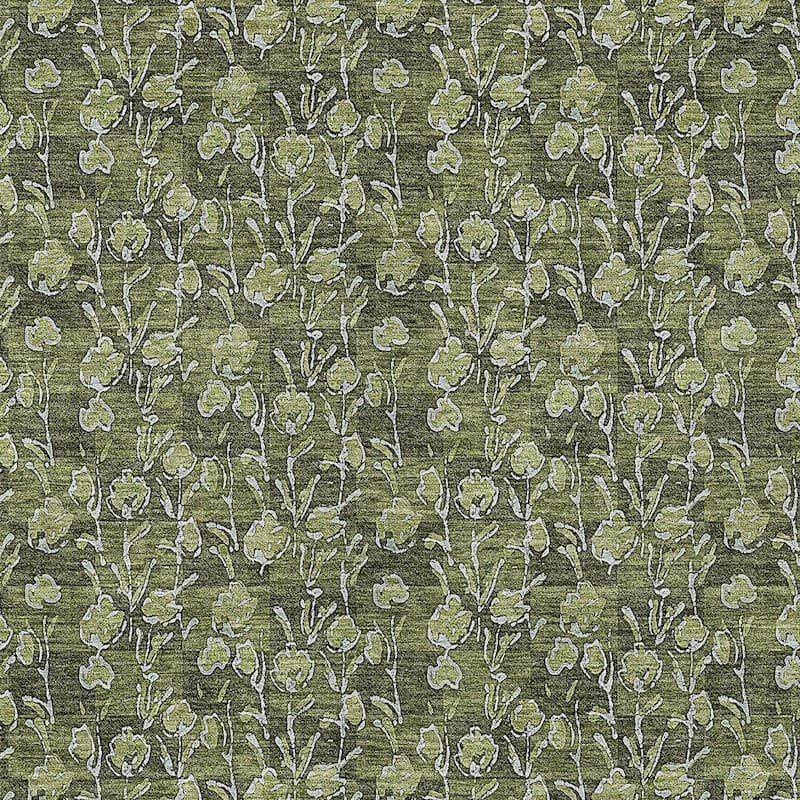 HomeRoots Floral Transitional Rectangle Outdoor Rug