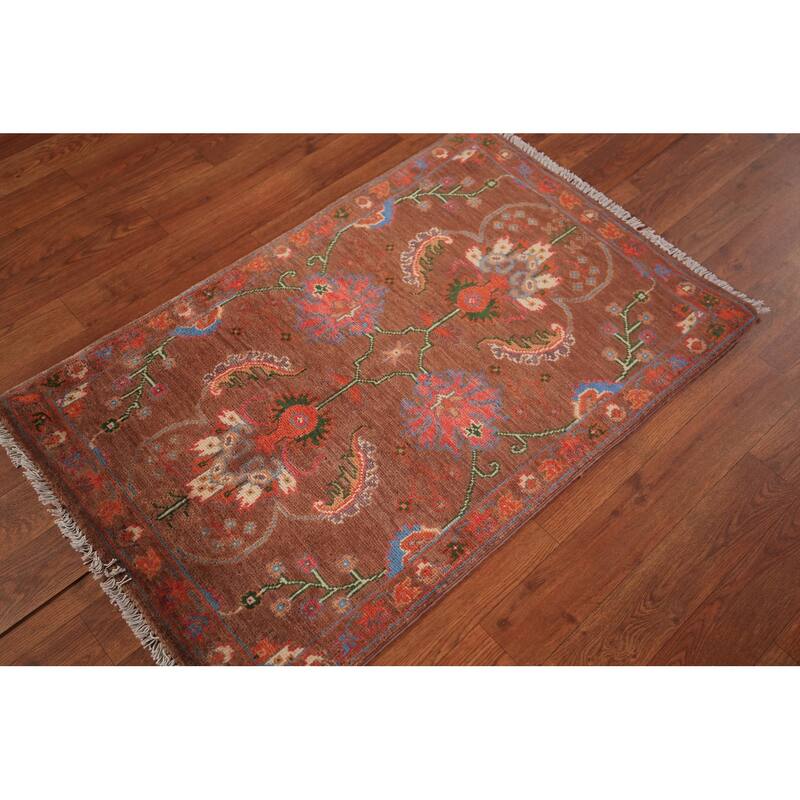 Kazak Oriental Foyer Rug Handmade Traditional Wool Carpet - 2'0" x 3'0"