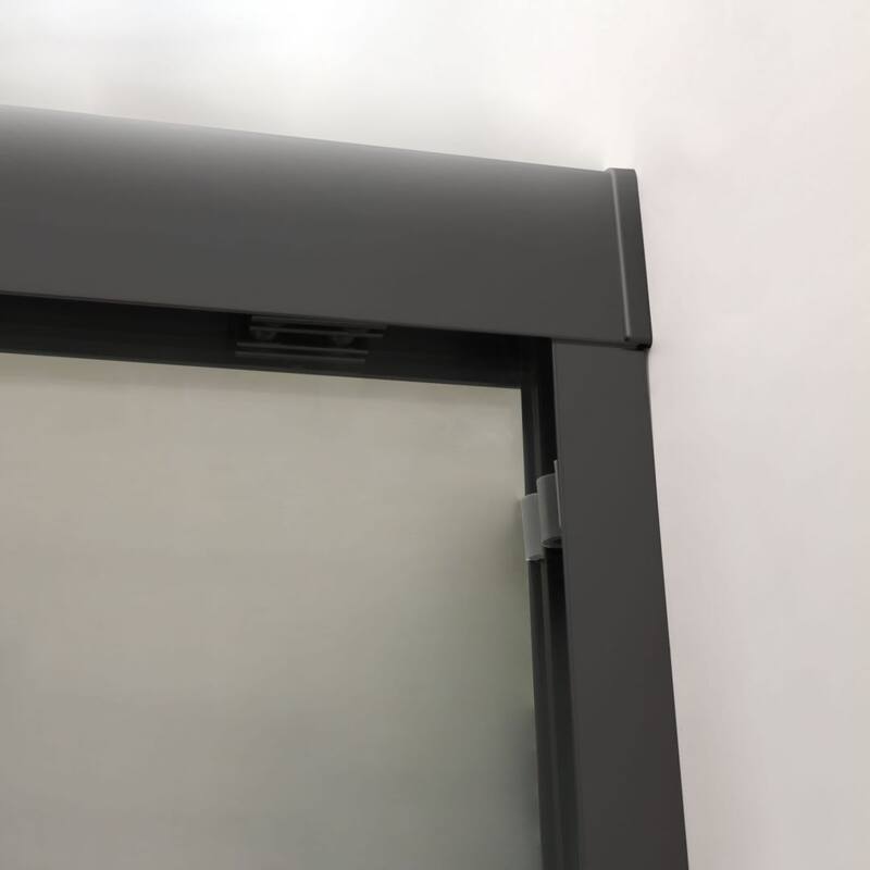 Kichae Shower Door 48" W x 76"H Framed Bypass Sliding Shower Enclosure