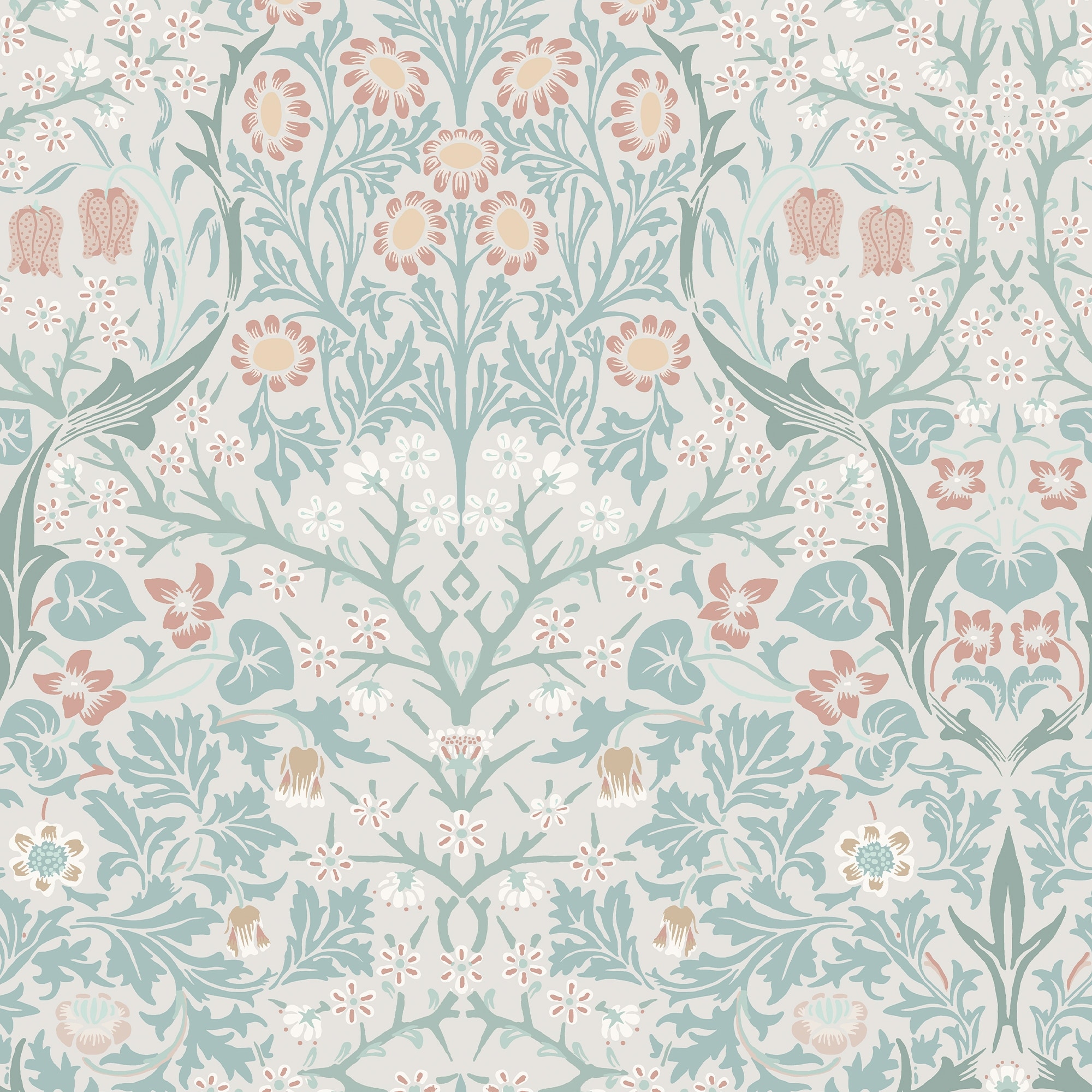 William Morris Blackthorn Meadow Wallpaper