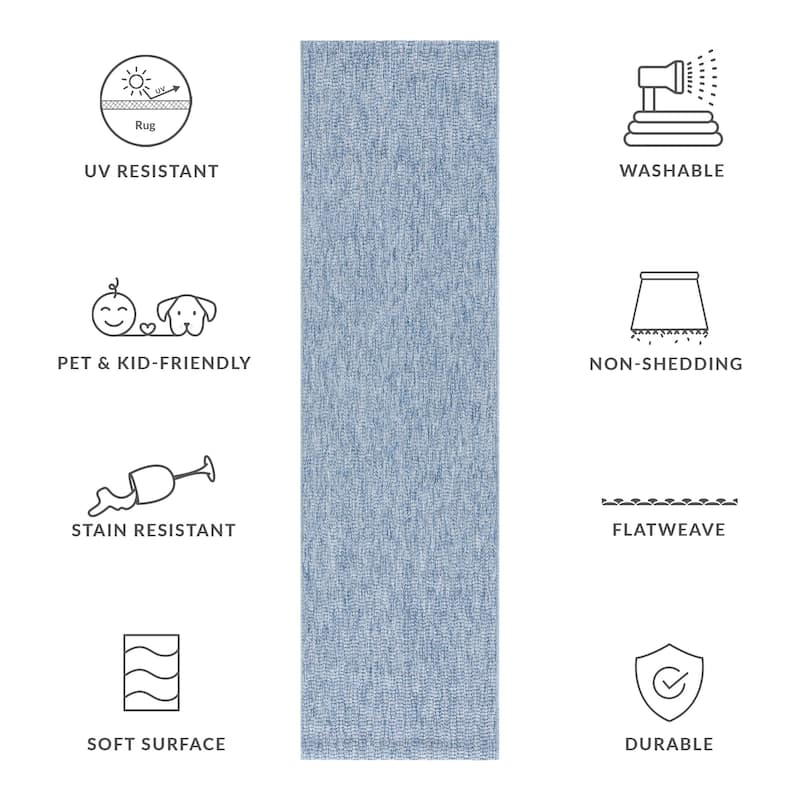 SAFAVIEH Sisal All-Weather Tressa Transitional Indoor/Outdoor Rug