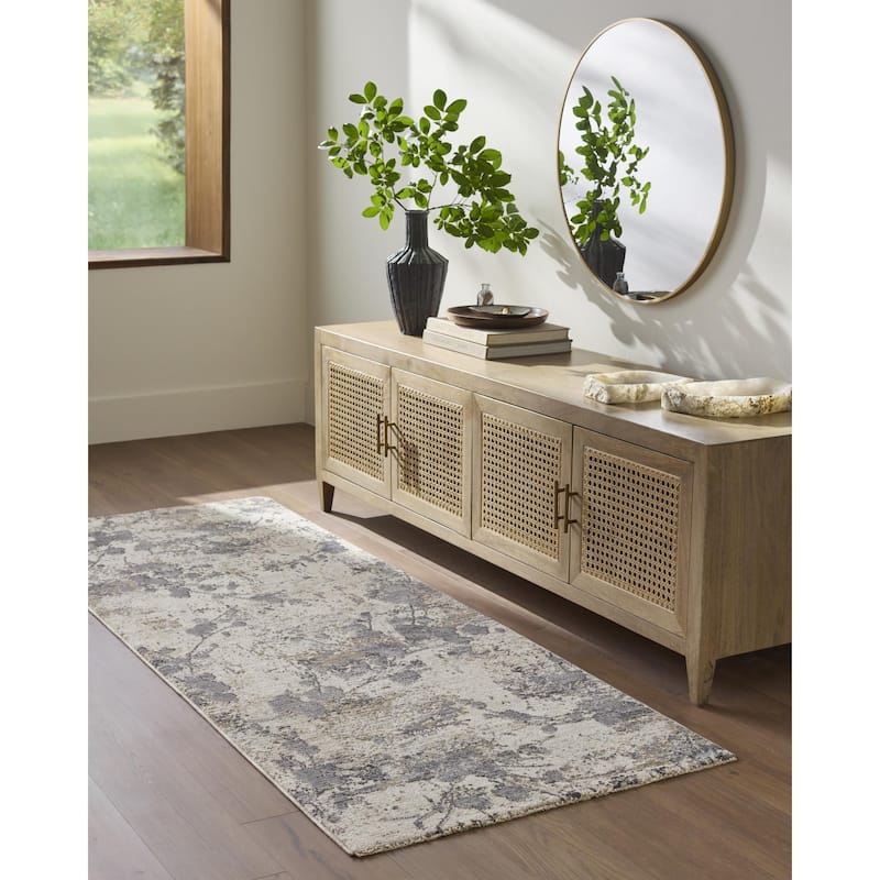 Livabliss Gakko Rustic Area Rug - Cream - 6'7" x 6'7"