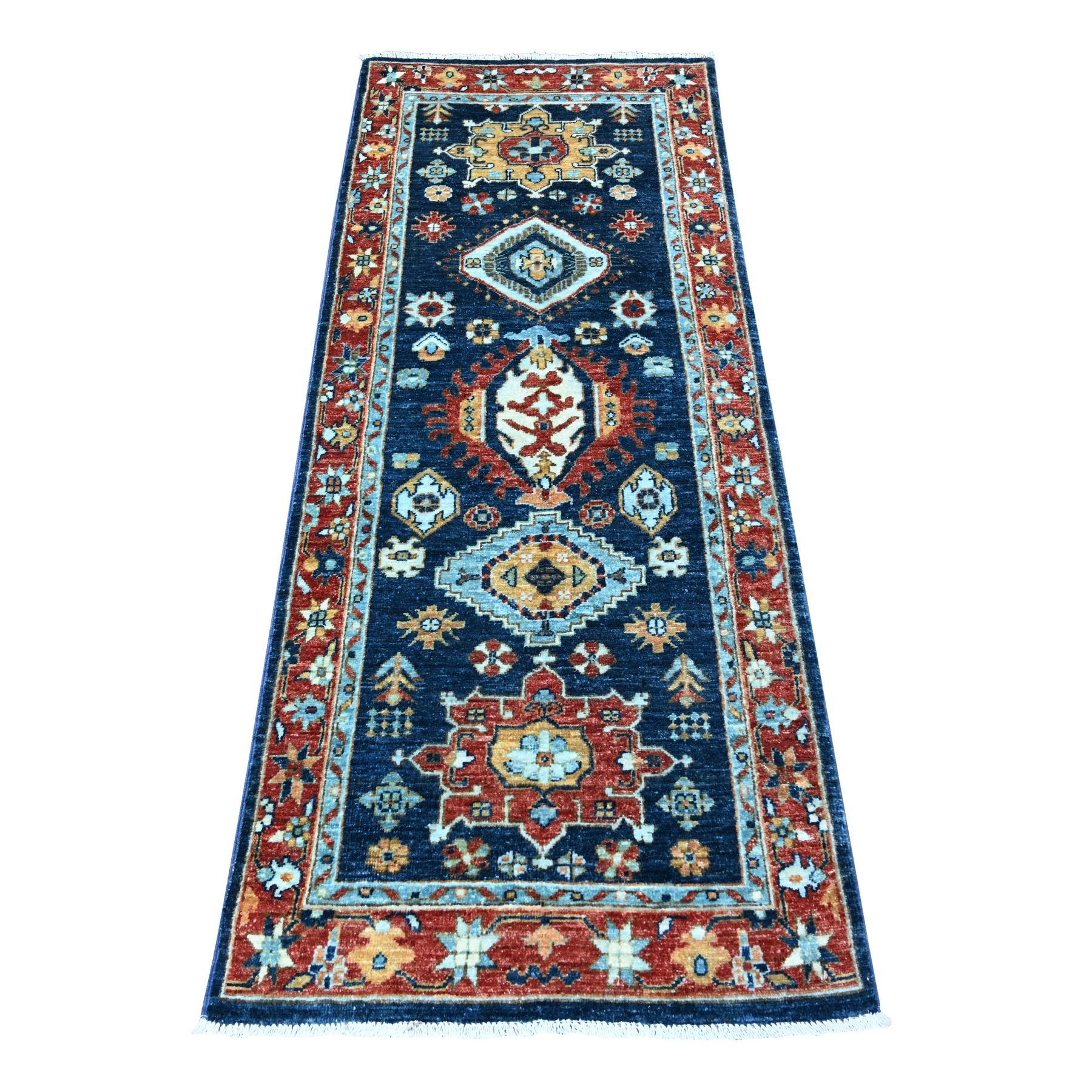 Hand knotted runner clearance