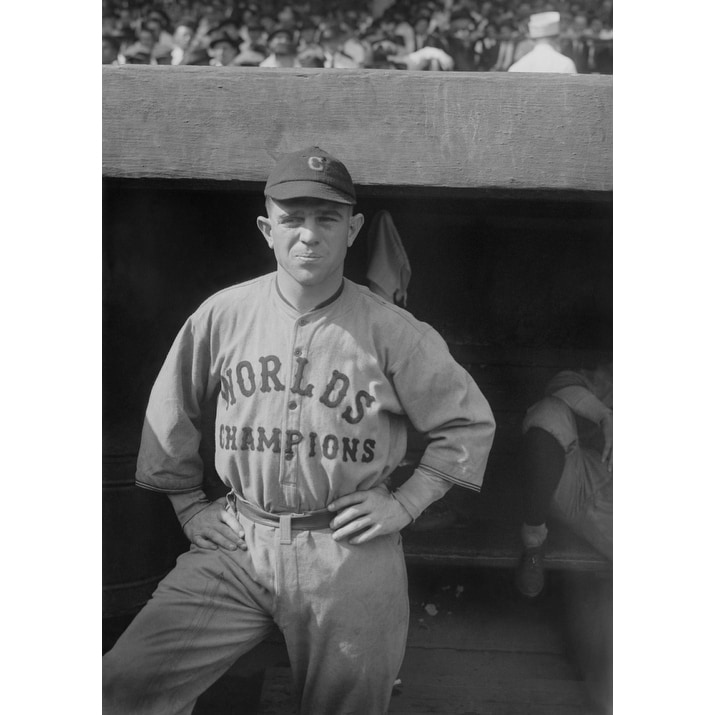 Joe Sewell Wearing A Uniform Celebrating The Cleveland Indians