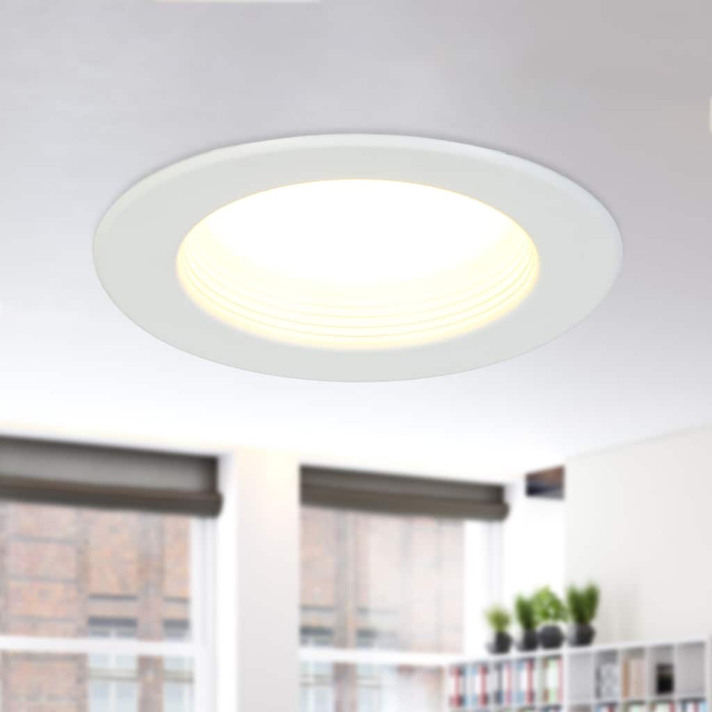 Flush Mount Round Ceiling Light 7.4" Wide 5CCT Dimmable Recessed Lighting