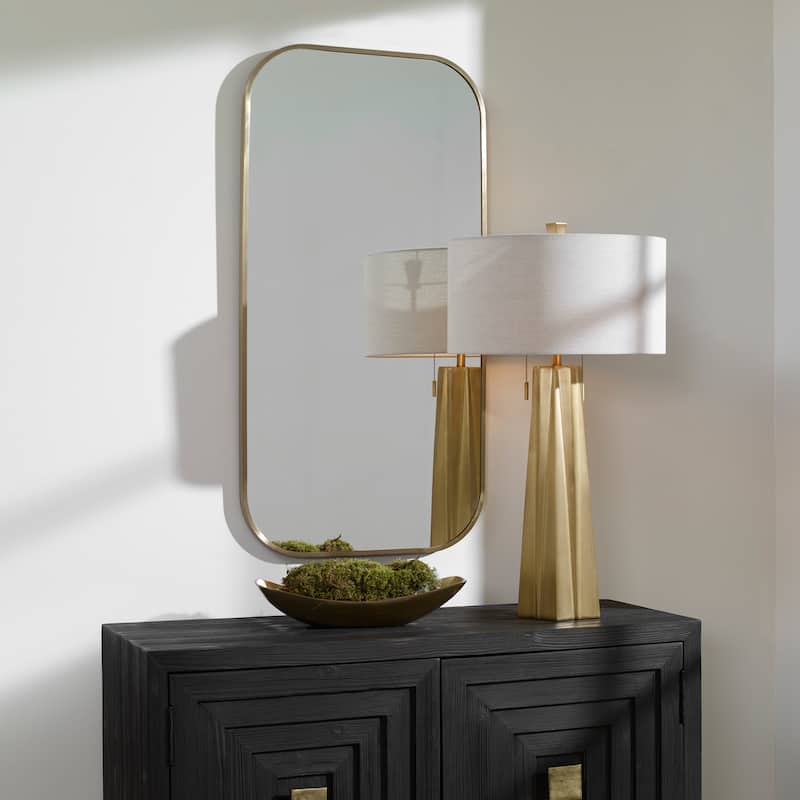Uttermost Taft Plated Wall Mirror