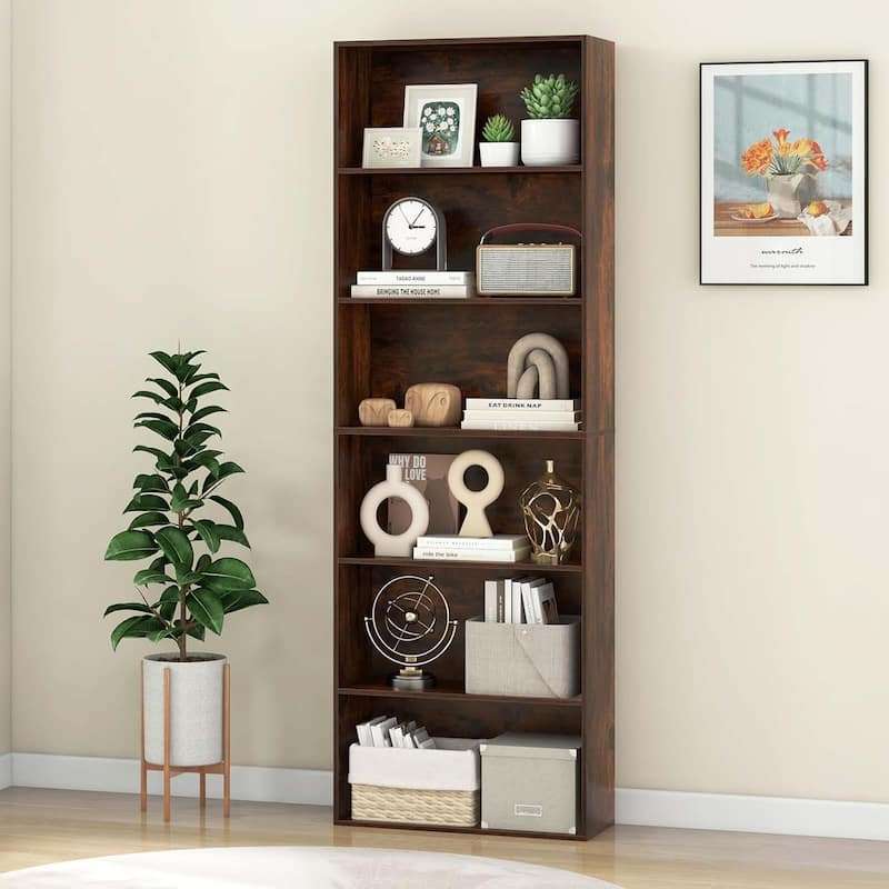 Tall Bookshelves and Bookcases Vertical Bookshelf Tower