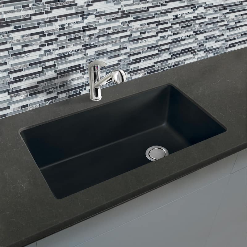 Transolid Radius Granite 31-inch Undermount Kitchen Sink