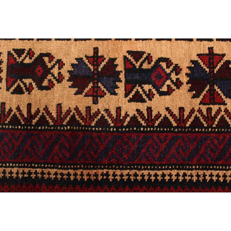 ECARPETGALLERY Hand-knotted Teimani Tan Wool Rug - 2'6 x 4'2