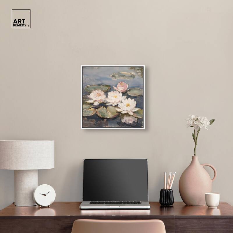 Water Lilies Canvas by Art Remedy