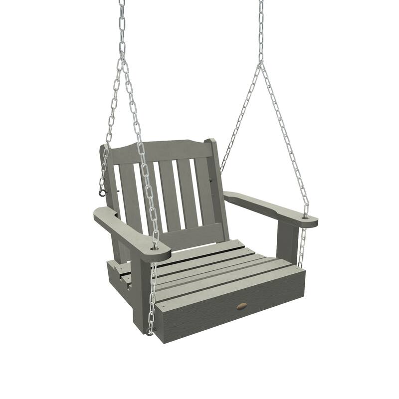 HIGHWOOD Lehigh Single Seat Outdoor Swing - Coastal Teak