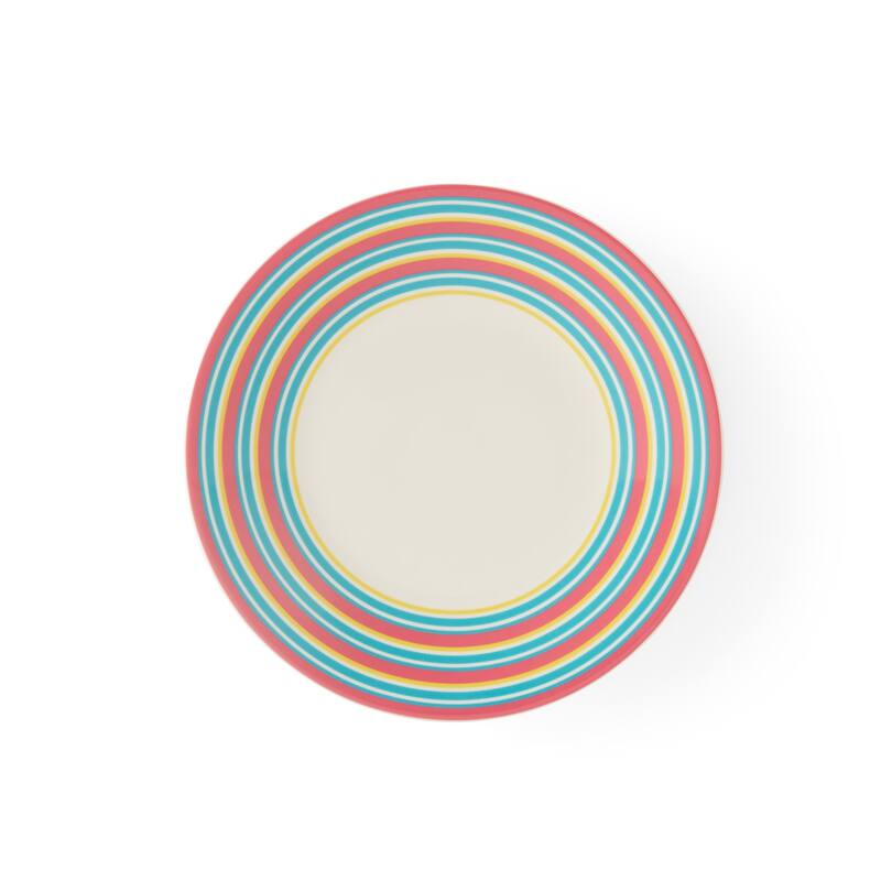 Kit Kemp for Spode Calypso Stripe Salad Plate - 9.3 Inch - 9.3 Inch