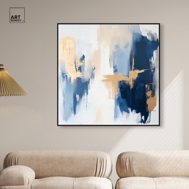 Tranquil Blue Depths II Canvas by Art Remedy