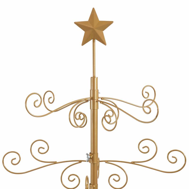 Sunnydaze Noelle Metal Christmas Ornament Tree - 60 Inch