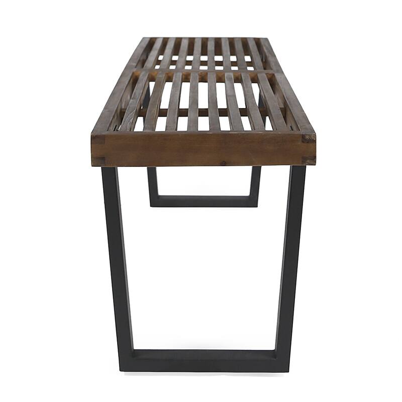 Fresno Outdoor Acacia Dining Bench by Christopher Knight Home