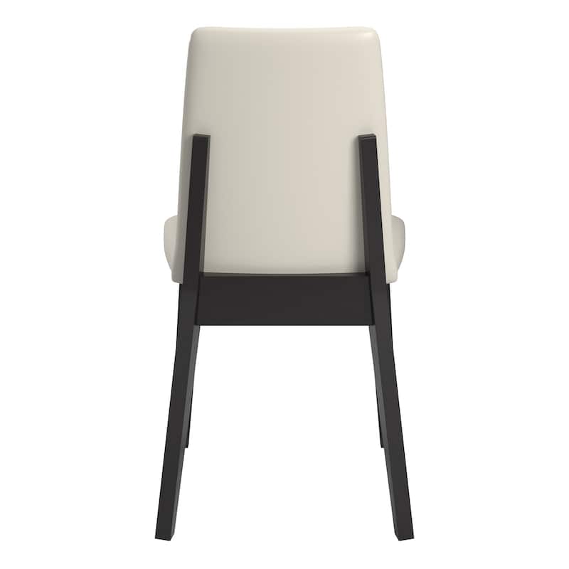Harstad 72" Rectangular Wood Dining Set with Vegan Leather Upholstered Chairs by iNSPIRE Q Modern