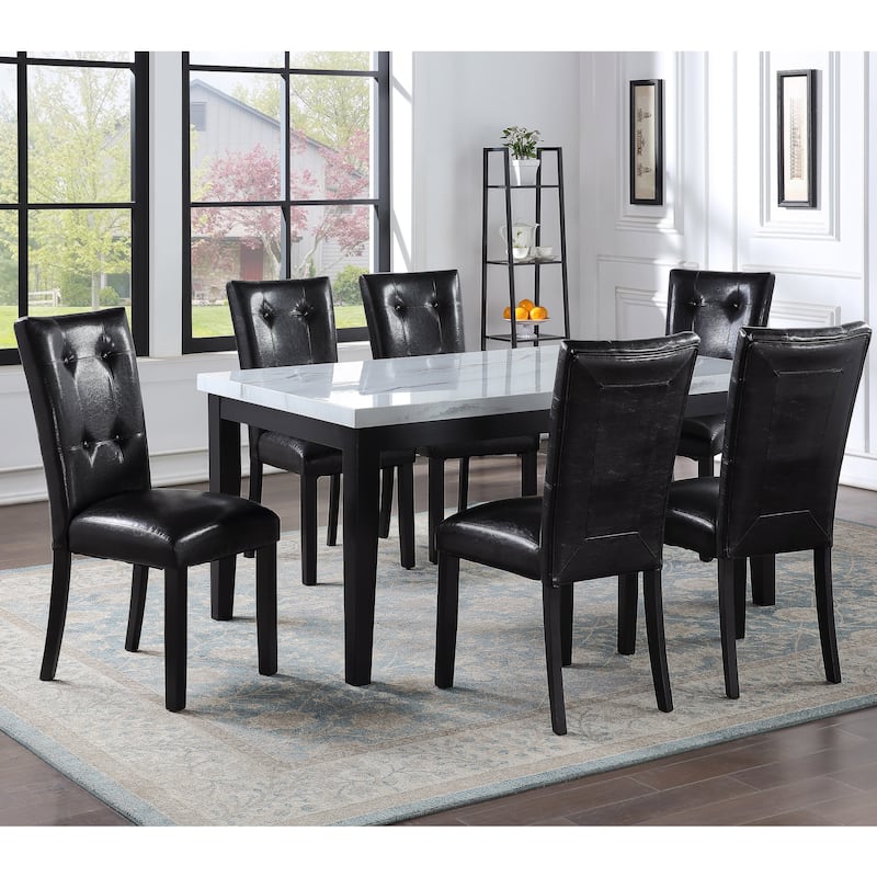 Steve Silver Santeri Black and Cherry Side Chair (Set of 2)