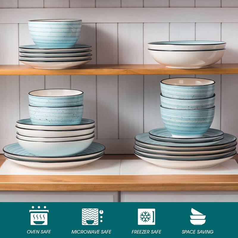 vancasso Bonbon Stoneware 48-Piece Dinnerware Set(Service for 12)