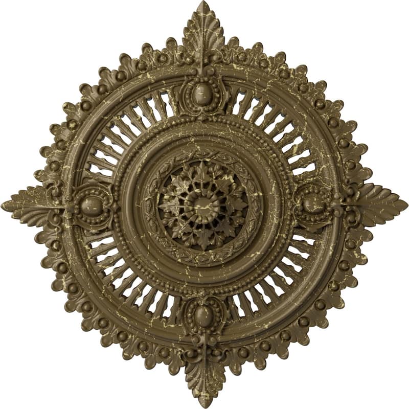 29 1/8"OD x 1 1/4"ID x 4"P Haylynn Ceiling Medallion