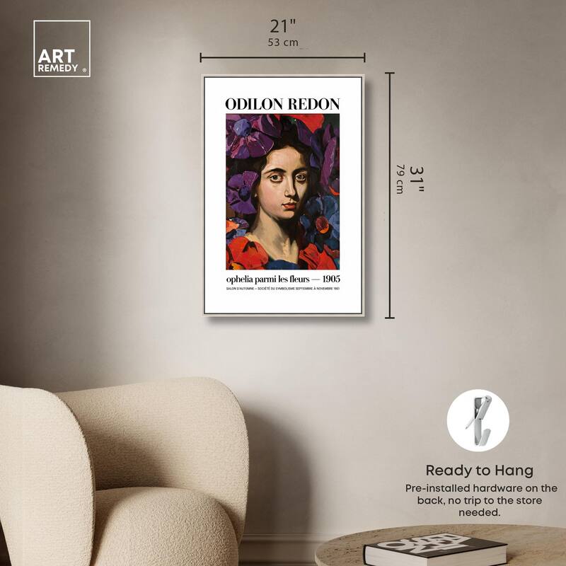 Vision of Ophelia Canvas by Art Remedy