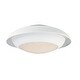 preview thumbnail 1 of 0, Maxim Frosted Shade 1-light Bronze Essentials 5850 Flush Mount Light